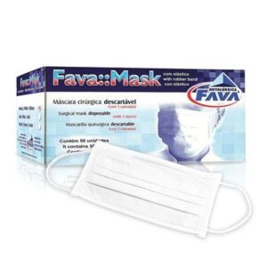 Máscara Cirúrgica Descartável - Fava