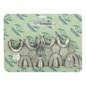 Moldeira Total Lisa Adulto em Inox - Tecnodent